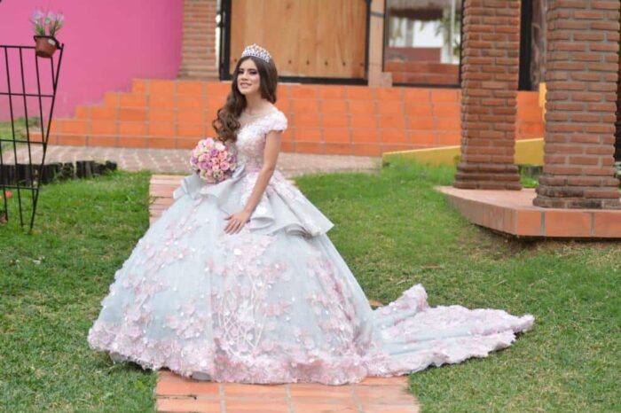 15 años vestido rosa queretaro centro