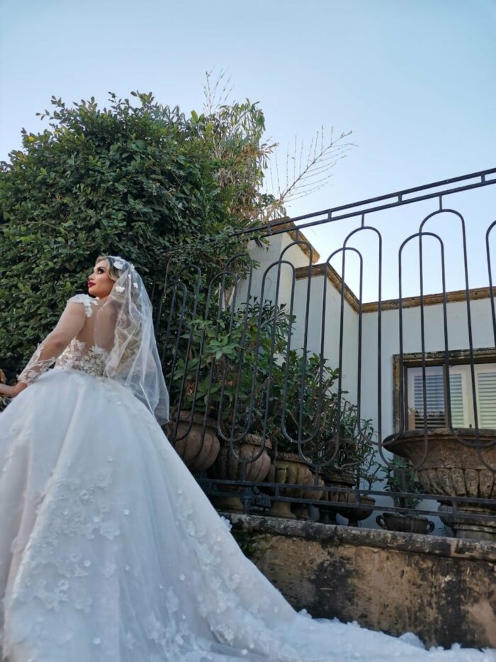 Vestidos de novia hermosos con cola