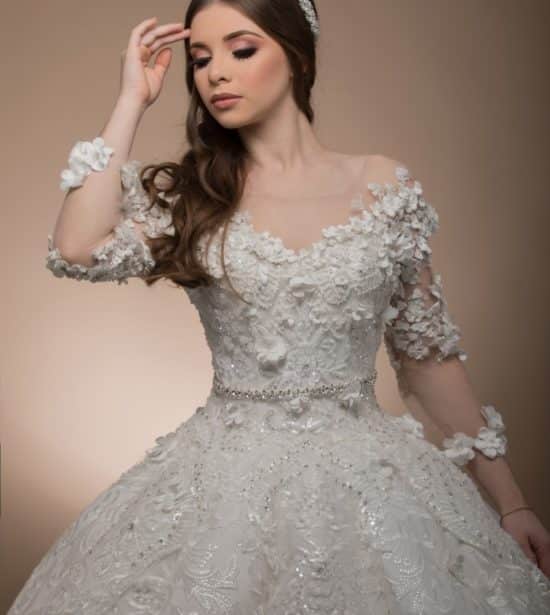 vestidos de novia corte princesa