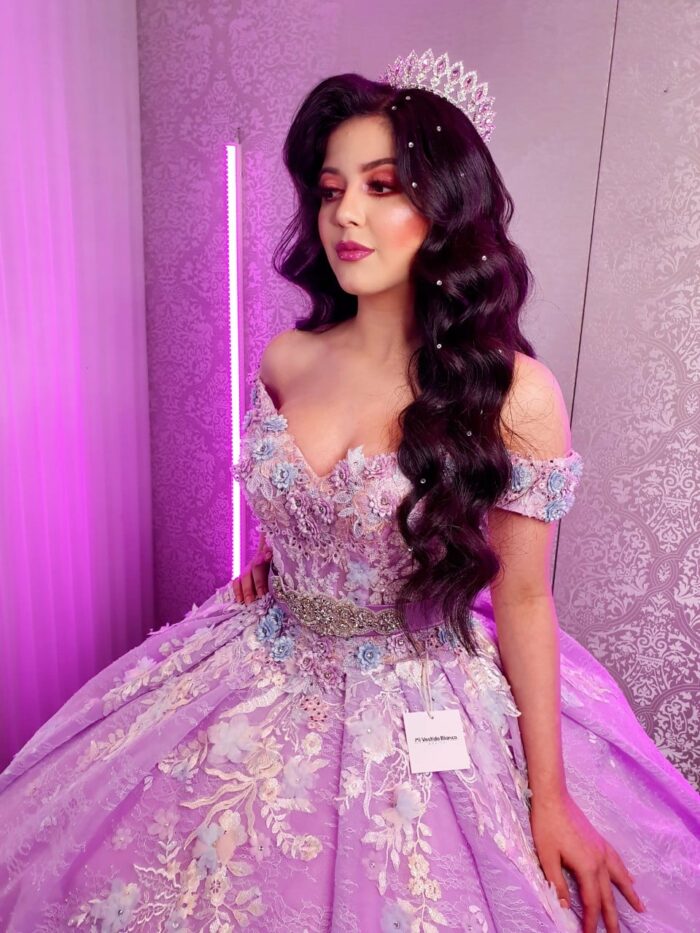 VESTIDOS DE XV AÑOS CIELO INZUNZA CULIACAN SINALOA COLOR LILA