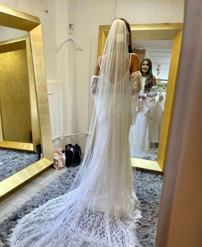 Vestido de novia bohemio boho - Image 3