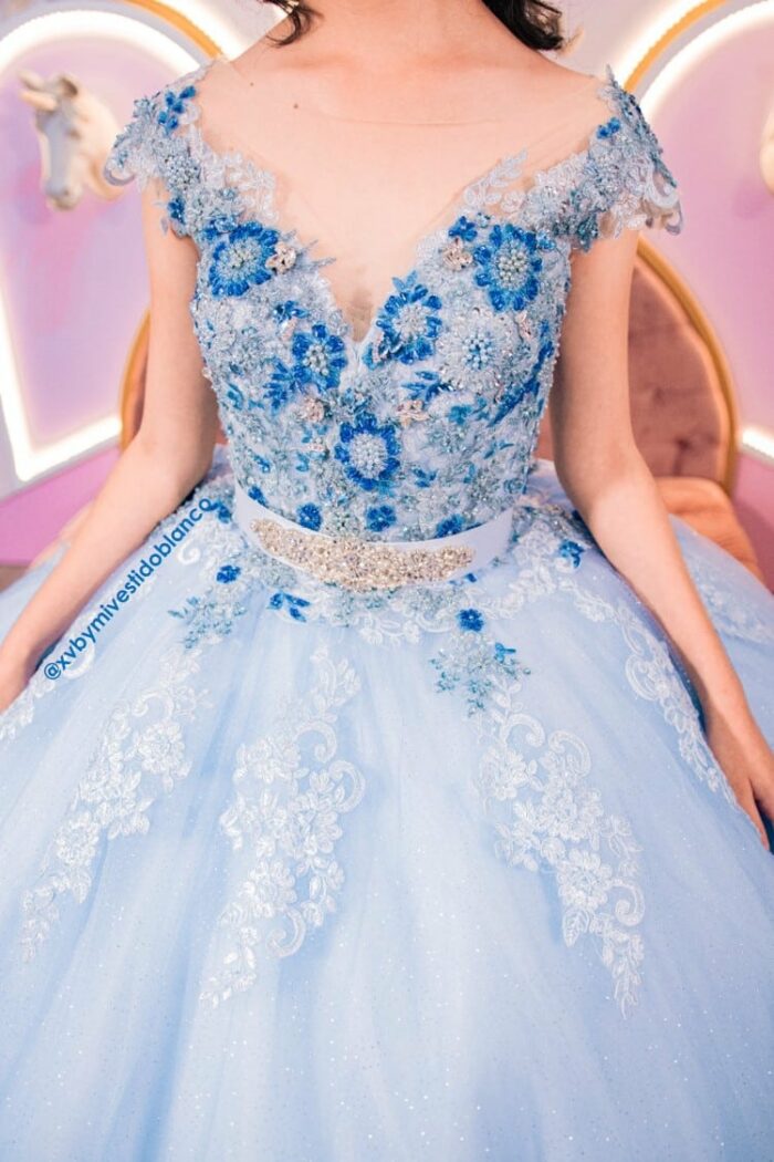 Tenemos vestidos de quinceañera azules princesa - Image 2
