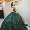Aquí encontrarás vestidos de quinceañera verde esmeralda - Image 4